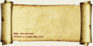 Hana Vukašinović vizit kartica